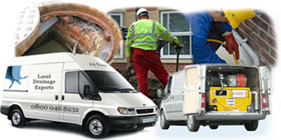 New Cross Gate drainage van